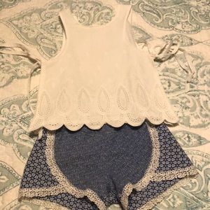 Girls short set 5t handmade/boutique